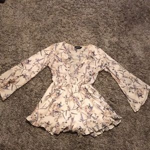 Nikon Asked Cash Floral Romper